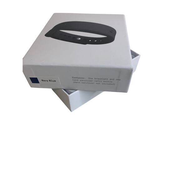 Freeband New Navy Blue Hand Sanitizer Reusable Refillable Bracelet - Picture 3 of 4